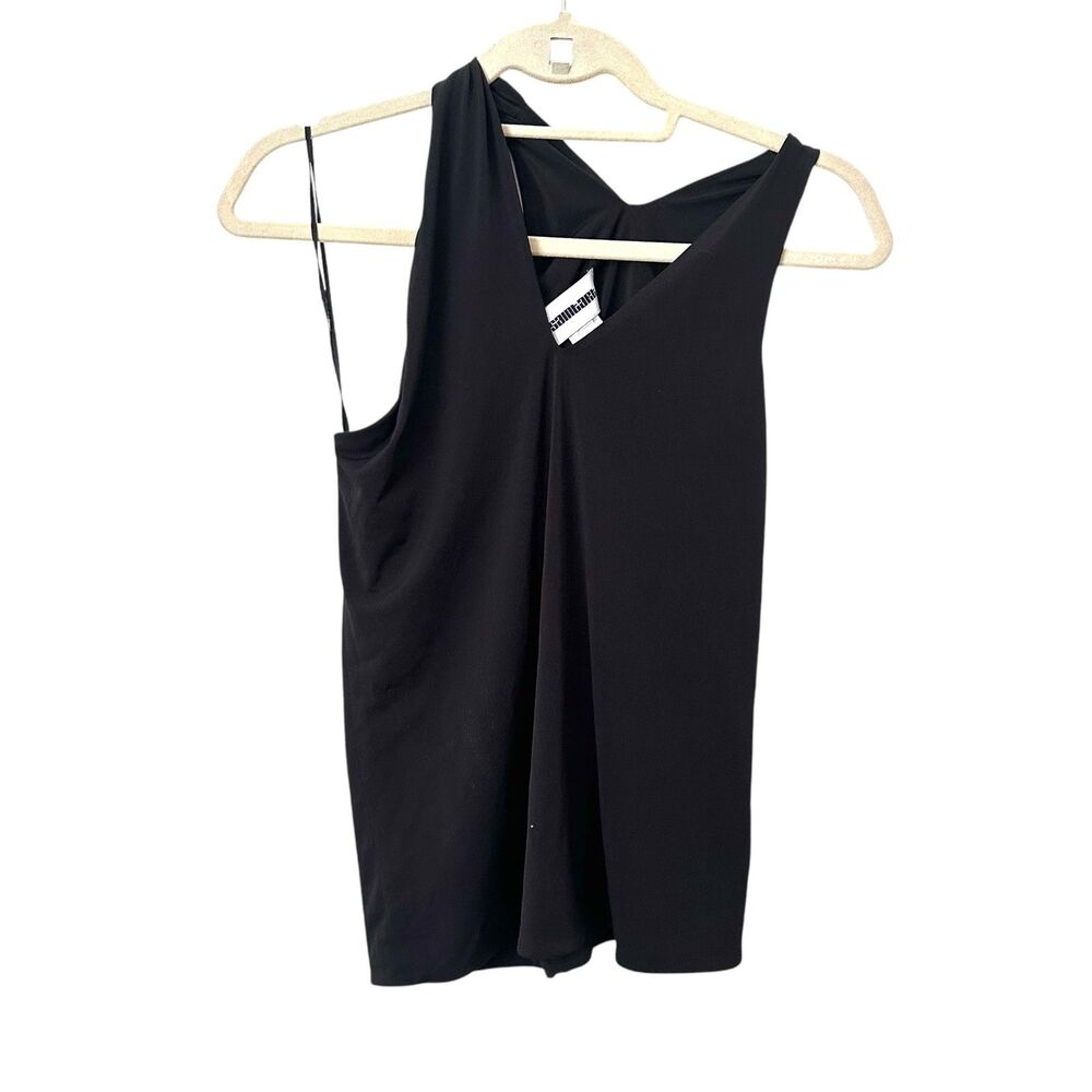 SAINT ART Asymmetric Tank Blouse‎ Black XS